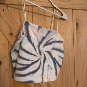 American Eagle tie dye cropped tank top